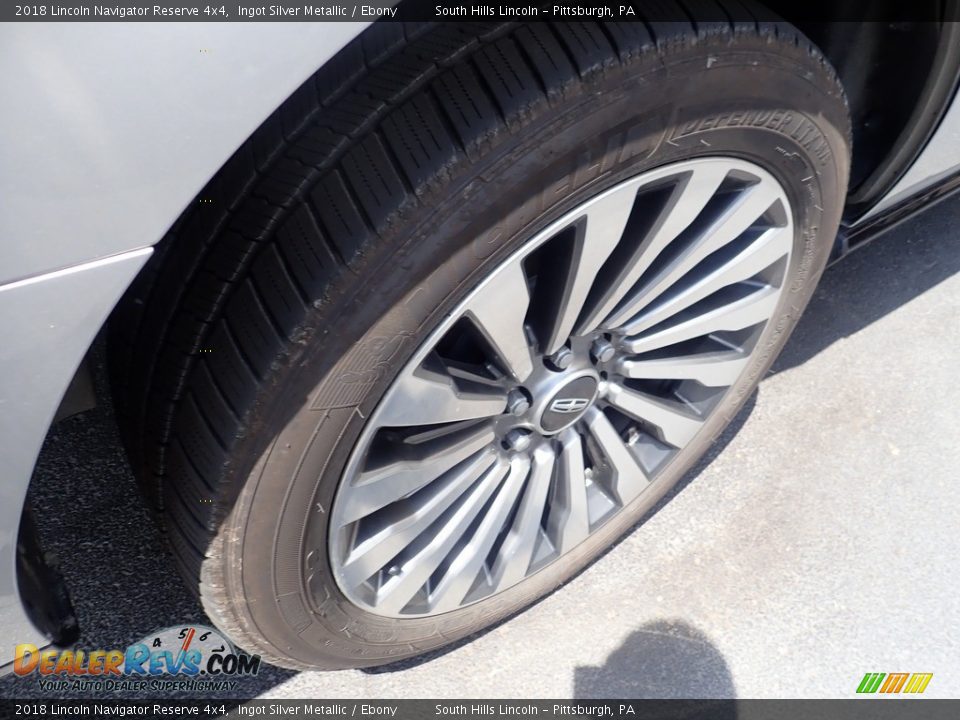 2018 Lincoln Navigator Reserve 4x4 Ingot Silver Metallic / Ebony Photo #5