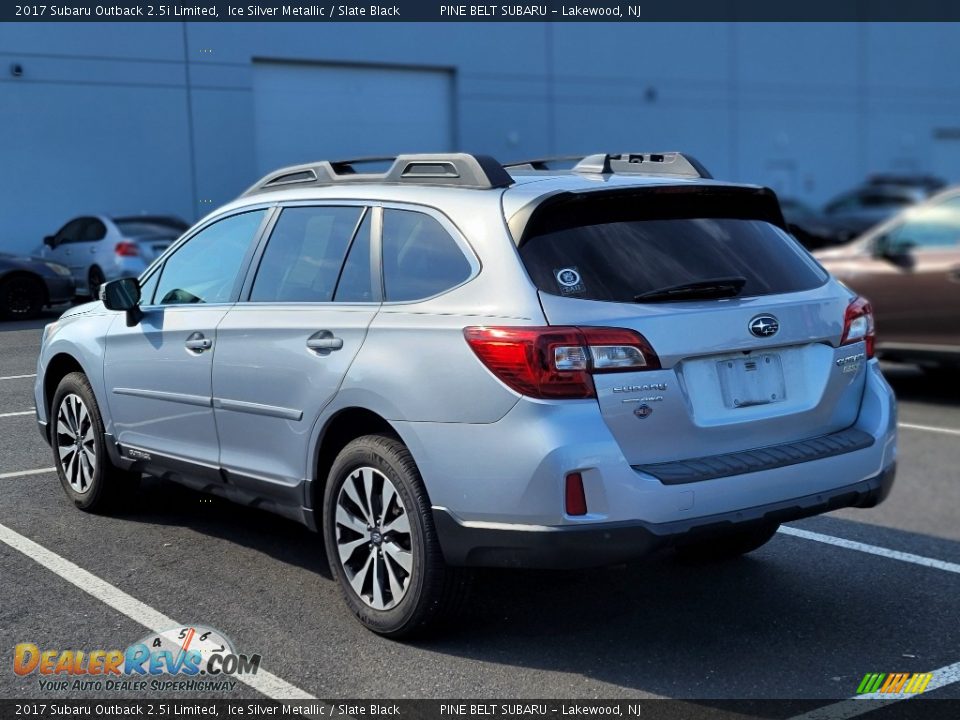 2017 Subaru Outback 2.5i Limited Ice Silver Metallic / Slate Black Photo #8