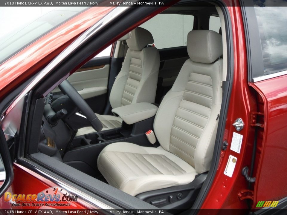 Front Seat of 2018 Honda CR-V EX AWD Photo #13