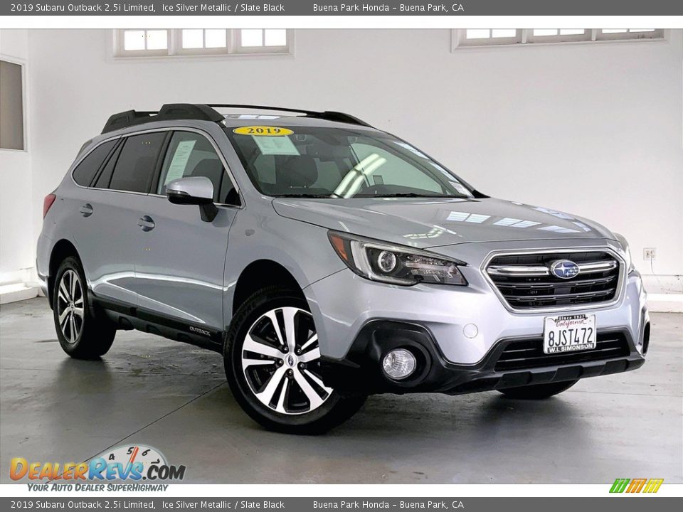 2019 Subaru Outback 2.5i Limited Ice Silver Metallic / Slate Black Photo #34