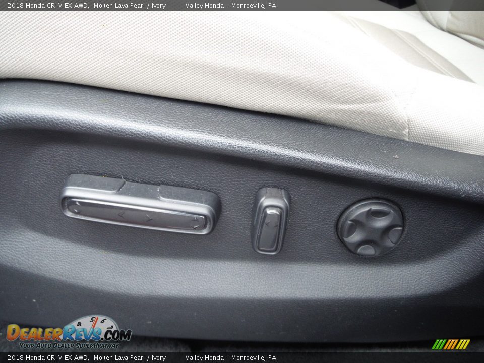 2018 Honda CR-V EX AWD Molten Lava Pearl / Ivory Photo #14