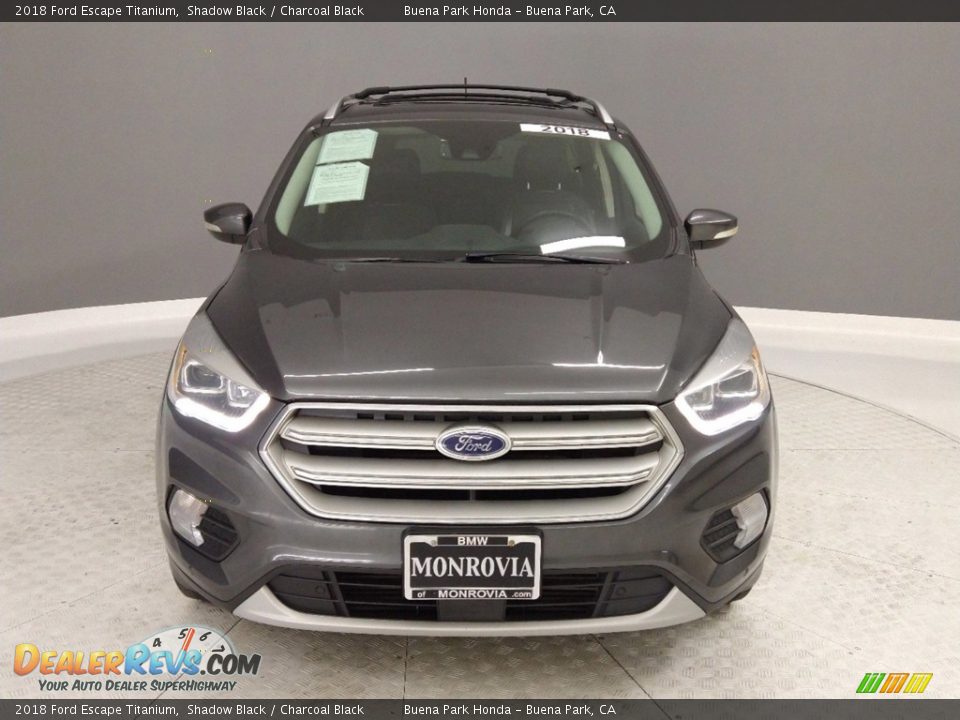 2018 Ford Escape Titanium Shadow Black / Charcoal Black Photo #2