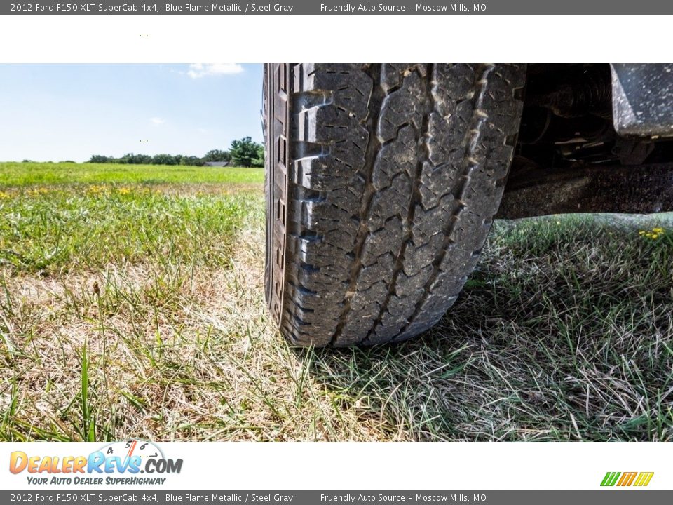 2012 Ford F150 XLT SuperCab 4x4 Blue Flame Metallic / Steel Gray Photo #10