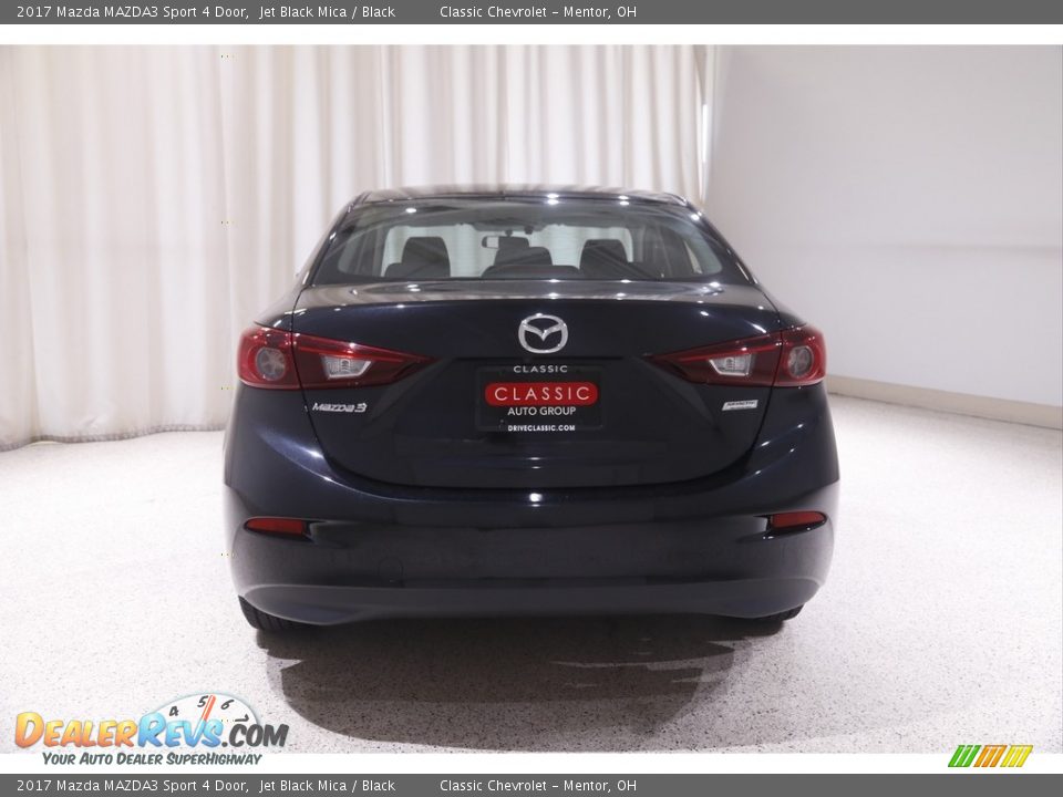 2017 Mazda MAZDA3 Sport 4 Door Jet Black Mica / Black Photo #19