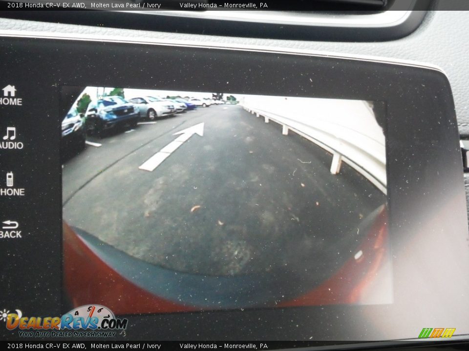 2018 Honda CR-V EX AWD Molten Lava Pearl / Ivory Photo #18