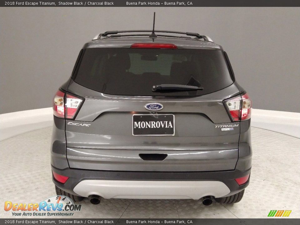 2018 Ford Escape Titanium Shadow Black / Charcoal Black Photo #8