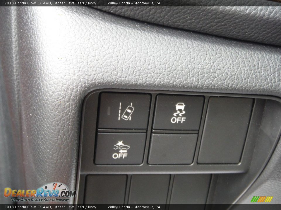 2018 Honda CR-V EX AWD Molten Lava Pearl / Ivory Photo #21