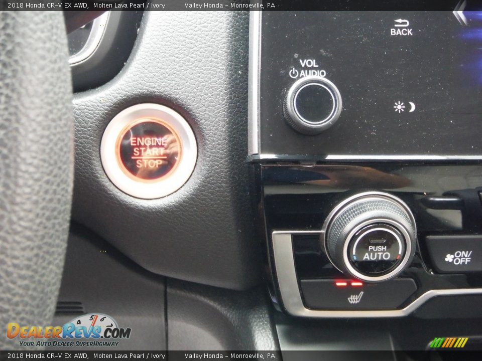 2018 Honda CR-V EX AWD Molten Lava Pearl / Ivory Photo #23