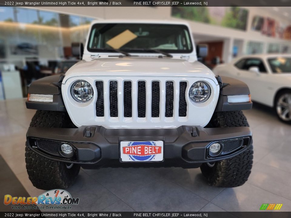 2022 Jeep Wrangler Unlimited High Tide 4x4 Bright White / Black Photo #3