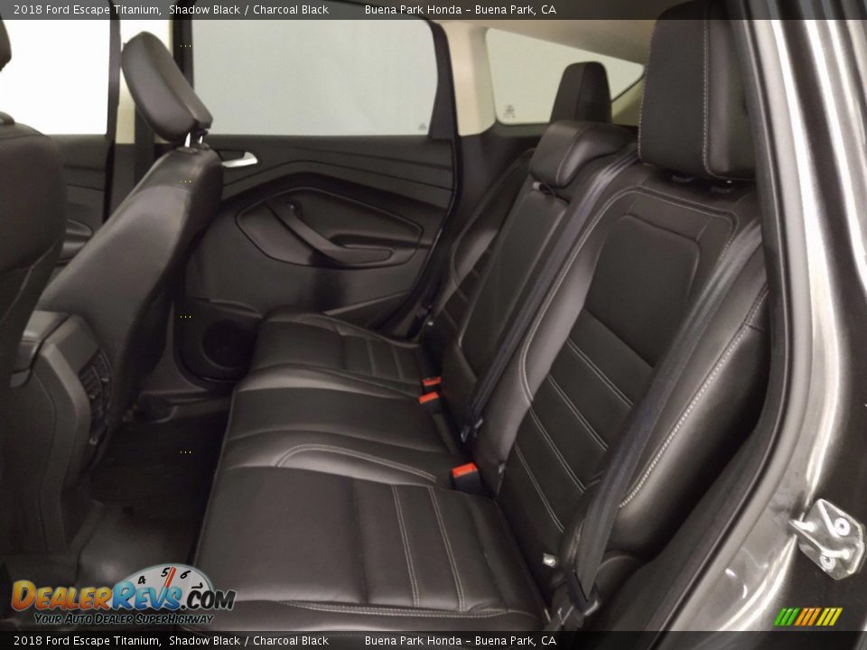 2018 Ford Escape Titanium Shadow Black / Charcoal Black Photo #28