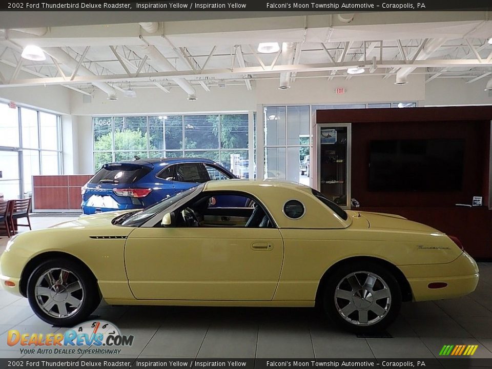 2002 Ford Thunderbird Deluxe Roadster Inspiration Yellow / Inspiration Yellow Photo #1