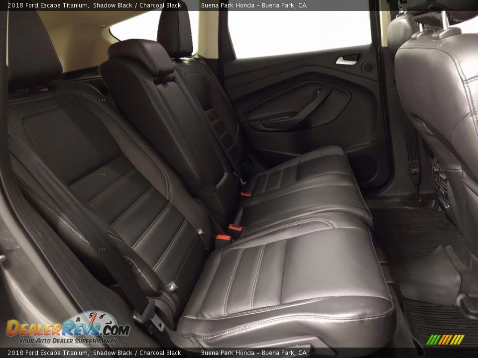 2018 Ford Escape Titanium Shadow Black / Charcoal Black Photo #30