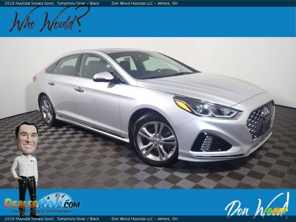 2019 Hyundai Sonata Sport Symphony Silver / Black Photo #1