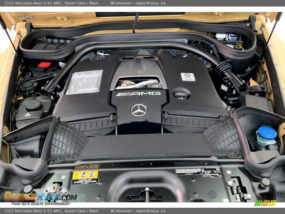 2022 Mercedes-Benz G 63 AMG 4.0 Liter DI biturbo DOHC 32-Valve VVT V8 Engine Photo #9