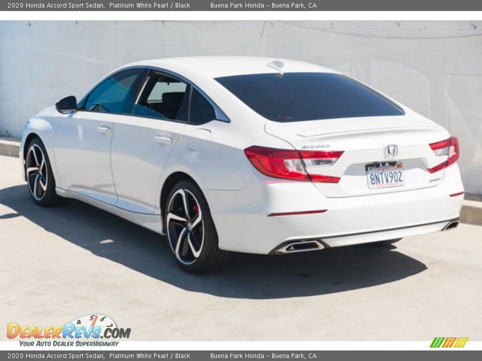 2020 Honda Accord Sport Sedan Platinum White Pearl / Black Photo #2