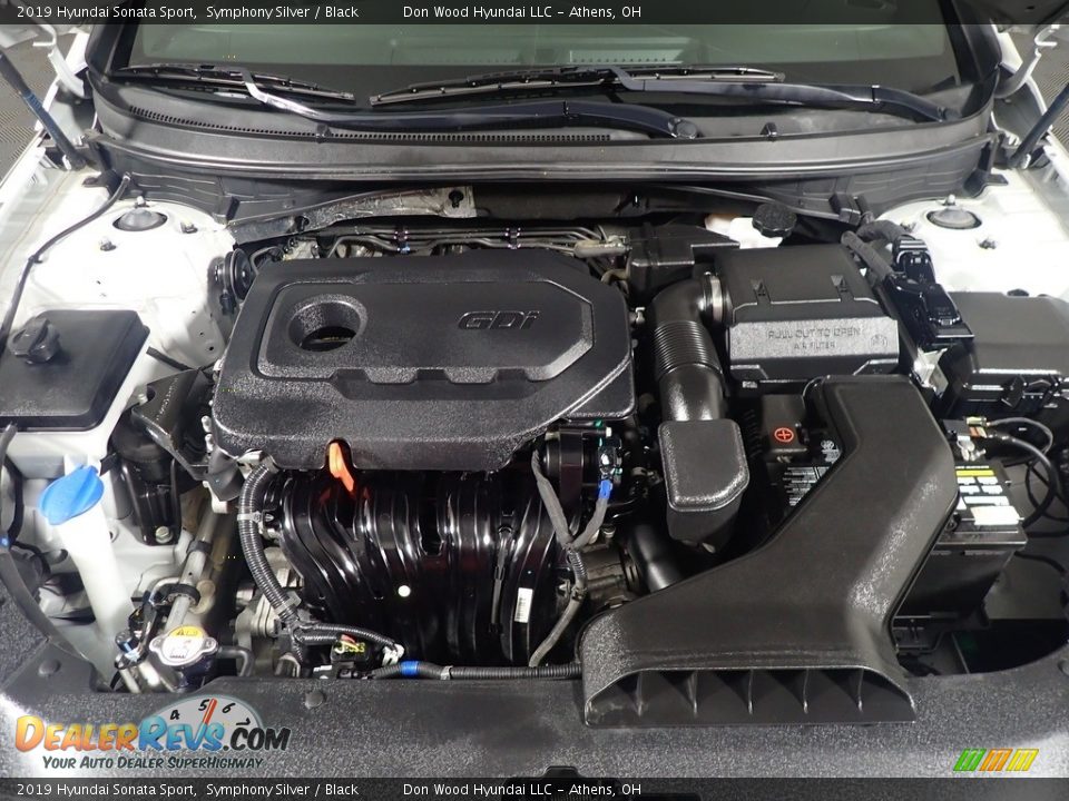 2019 Hyundai Sonata Sport Symphony Silver / Black Photo #9