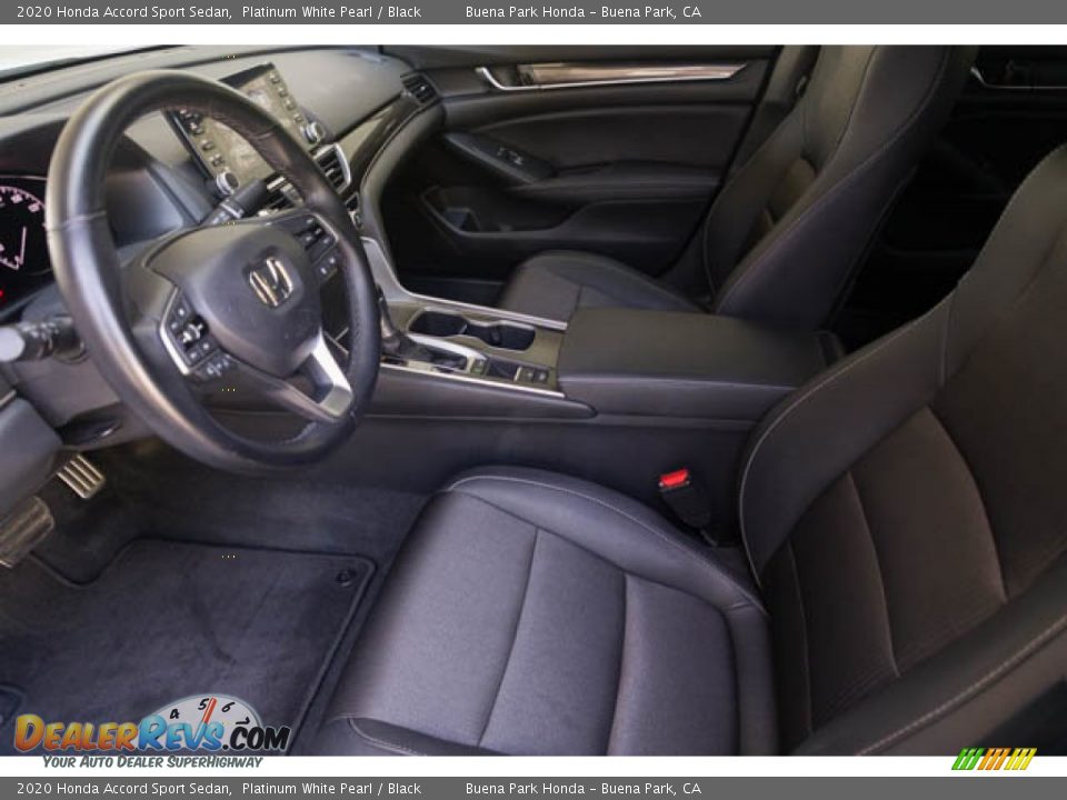 2020 Honda Accord Sport Sedan Platinum White Pearl / Black Photo #3