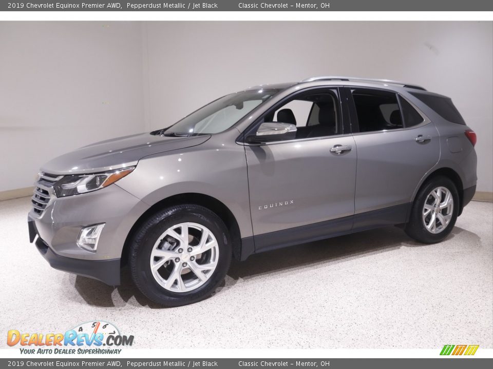 2019 Chevrolet Equinox Premier AWD Pepperdust Metallic / Jet Black Photo #3