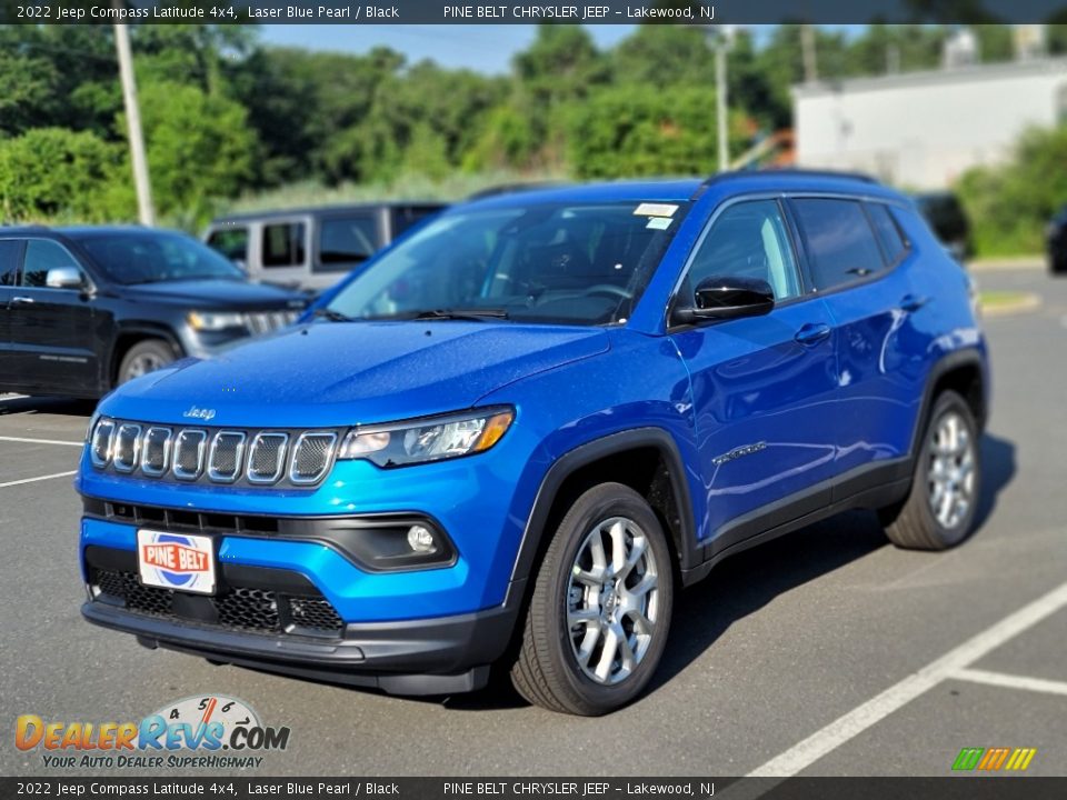 2022 Jeep Compass Latitude 4x4 Laser Blue Pearl / Black Photo #1