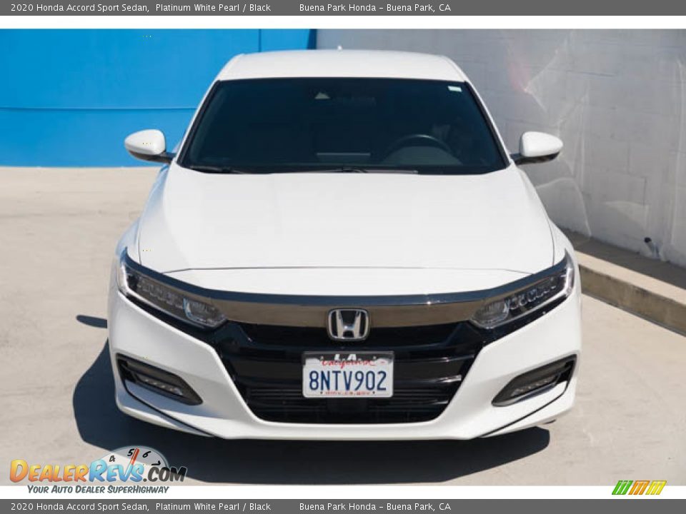 2020 Honda Accord Sport Sedan Platinum White Pearl / Black Photo #7