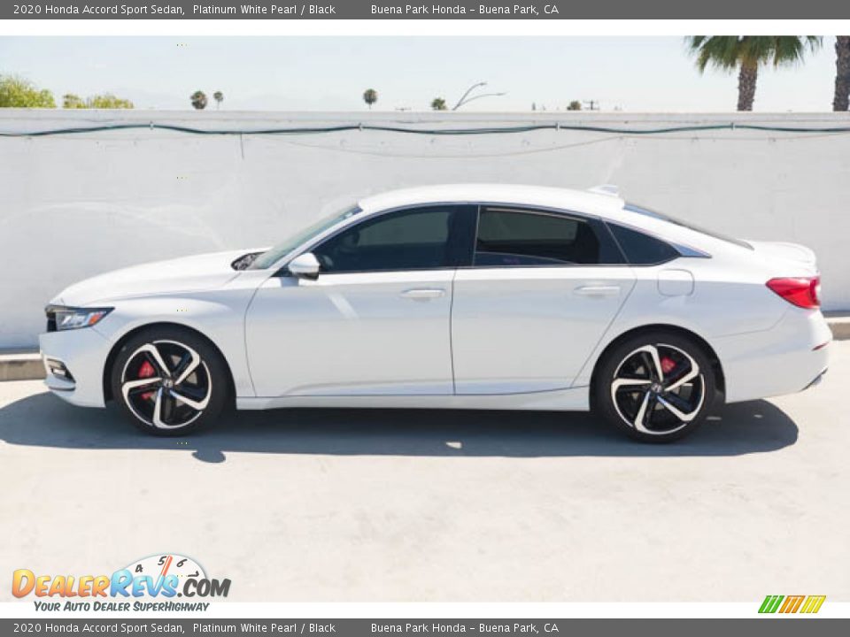 2020 Honda Accord Sport Sedan Platinum White Pearl / Black Photo #8