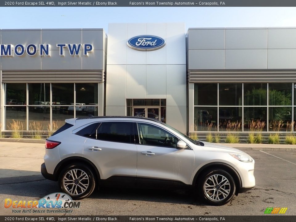 2020 Ford Escape SEL 4WD Ingot Silver Metallic / Ebony Black Photo #1