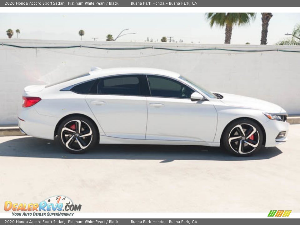 2020 Honda Accord Sport Sedan Platinum White Pearl / Black Photo #12
