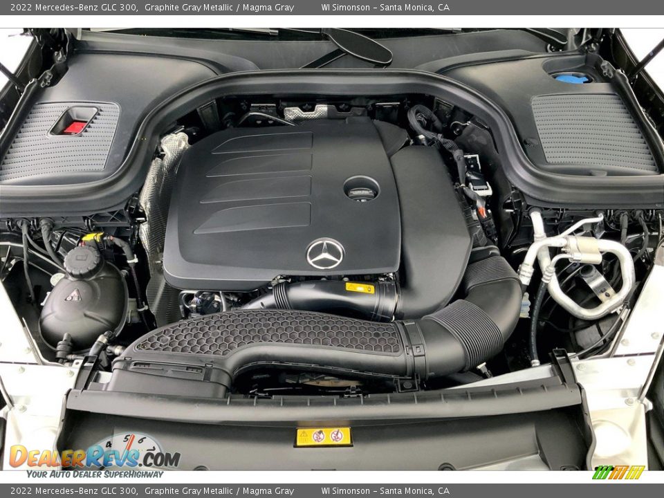 2022 Mercedes-Benz GLC 300 Graphite Gray Metallic / Magma Gray Photo #9