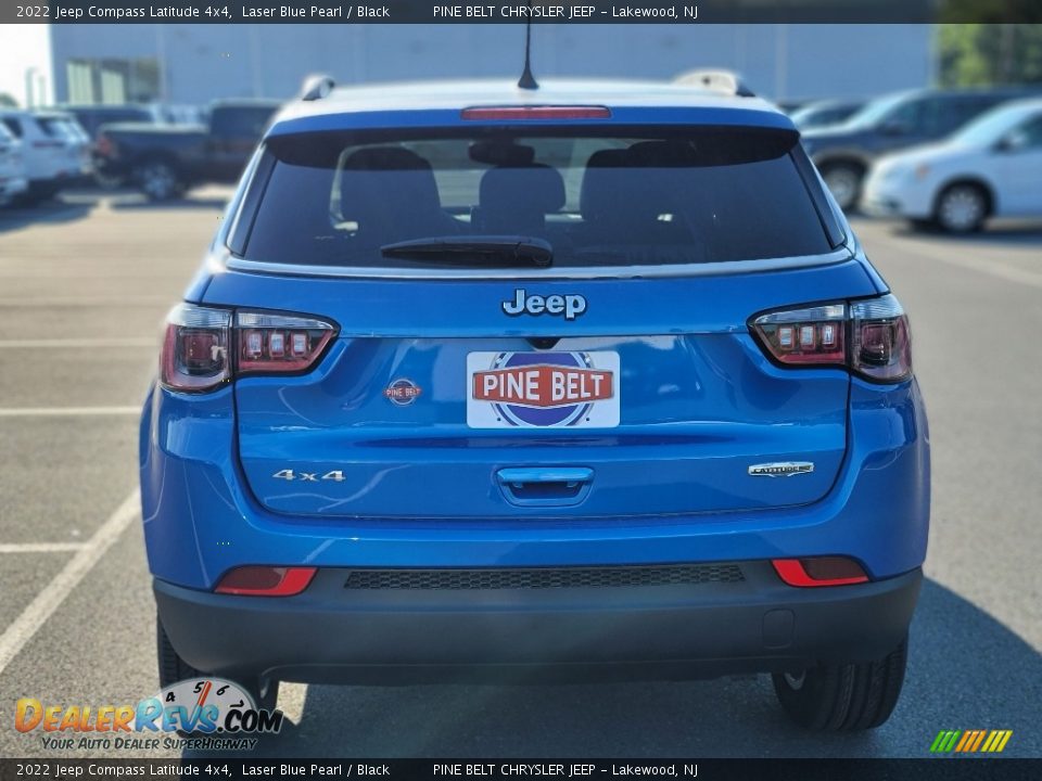 2022 Jeep Compass Latitude 4x4 Laser Blue Pearl / Black Photo #7