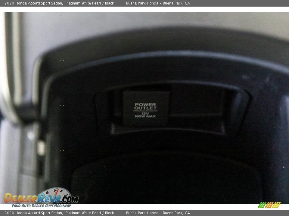2020 Honda Accord Sport Sedan Platinum White Pearl / Black Photo #18