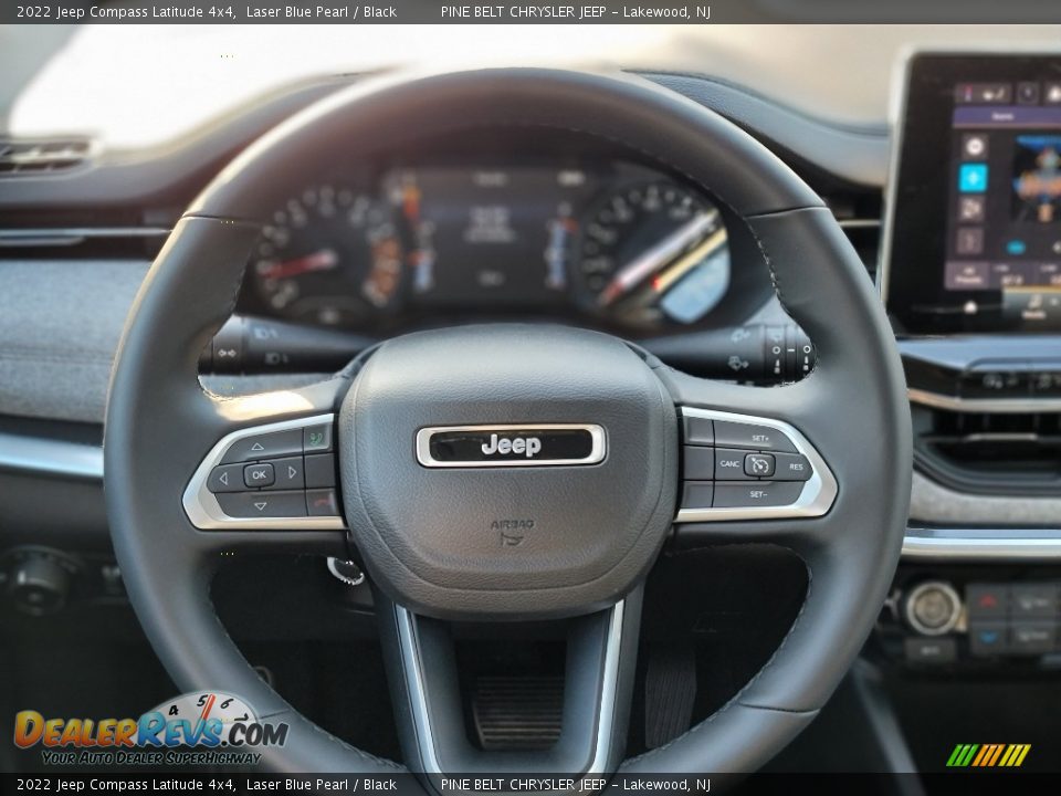 2022 Jeep Compass Latitude 4x4 Laser Blue Pearl / Black Photo #12