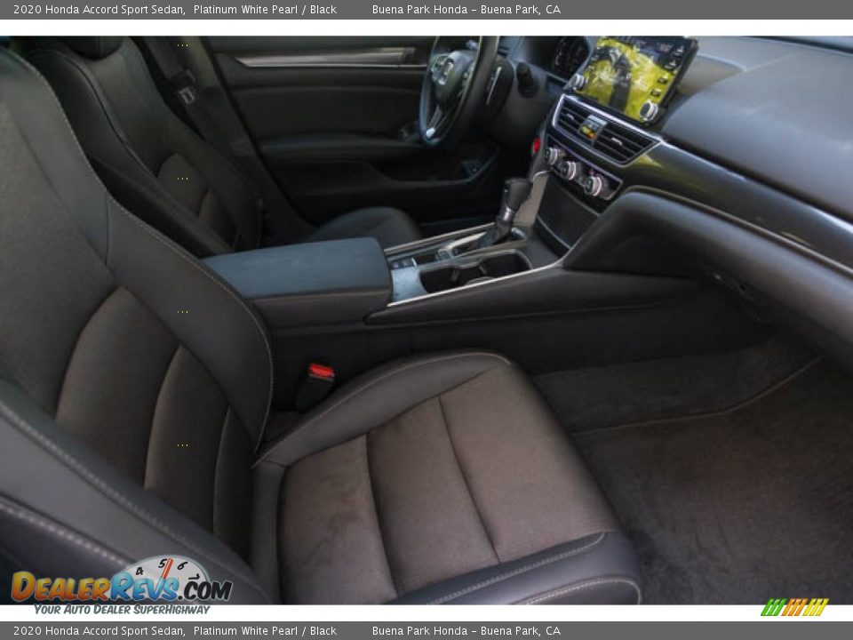 2020 Honda Accord Sport Sedan Platinum White Pearl / Black Photo #24