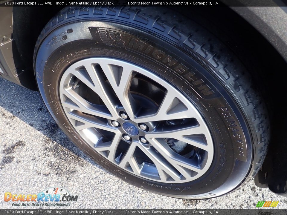2020 Ford Escape SEL 4WD Ingot Silver Metallic / Ebony Black Photo #10