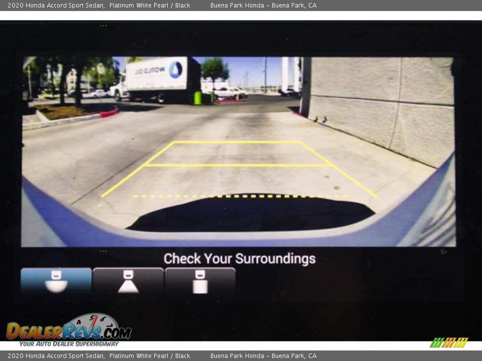 2020 Honda Accord Sport Sedan Platinum White Pearl / Black Photo #27