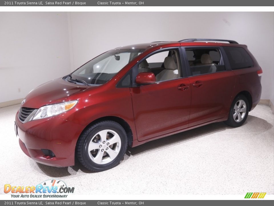 2011 Toyota Sienna LE Salsa Red Pearl / Bisque Photo #3