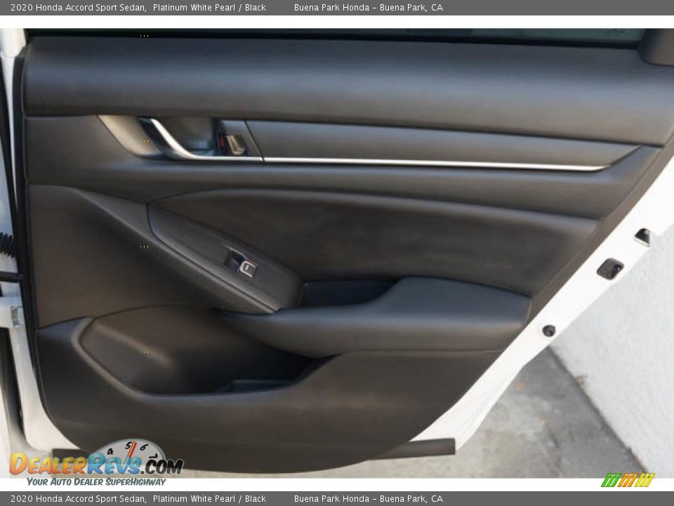 2020 Honda Accord Sport Sedan Platinum White Pearl / Black Photo #32