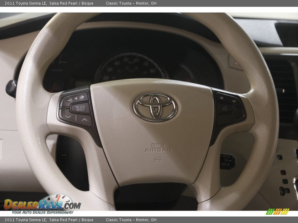 2011 Toyota Sienna LE Salsa Red Pearl / Bisque Photo #7