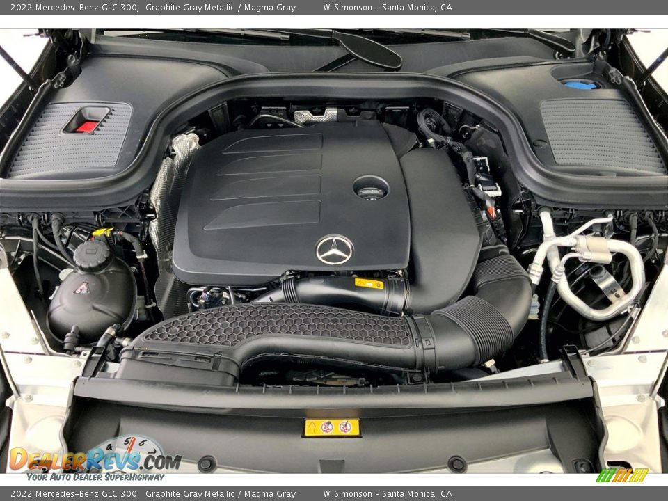 2022 Mercedes-Benz GLC 300 Graphite Gray Metallic / Magma Gray Photo #9