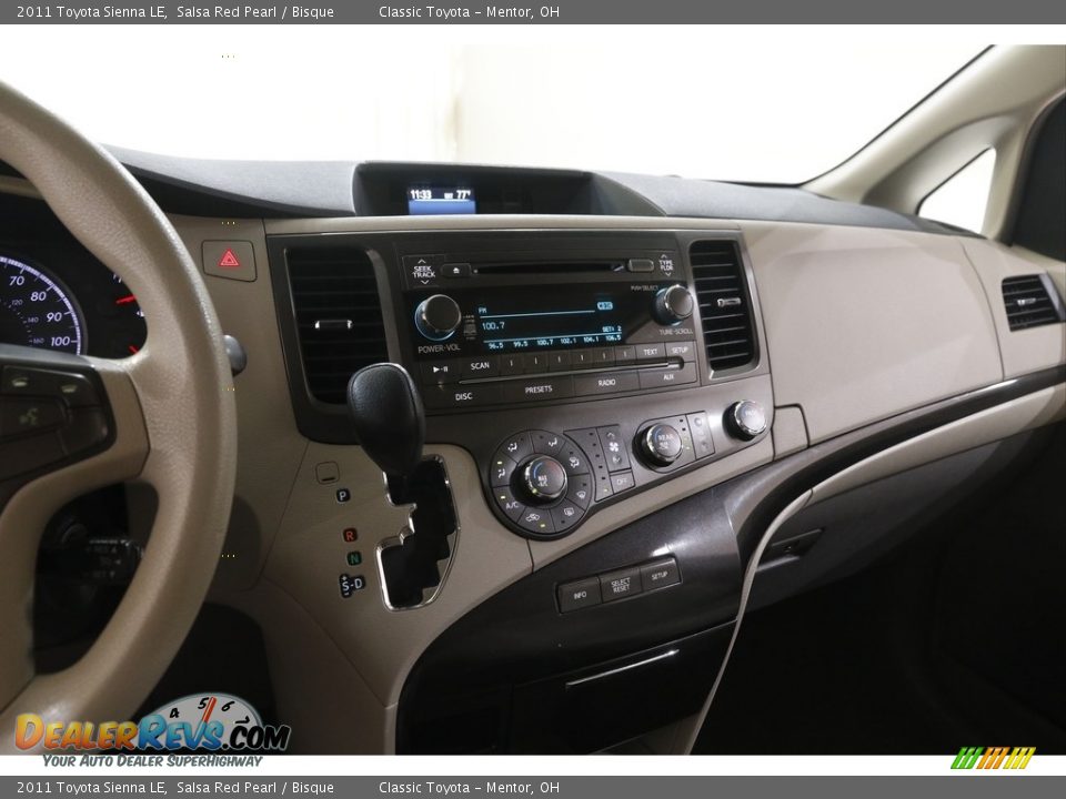 2011 Toyota Sienna LE Salsa Red Pearl / Bisque Photo #9