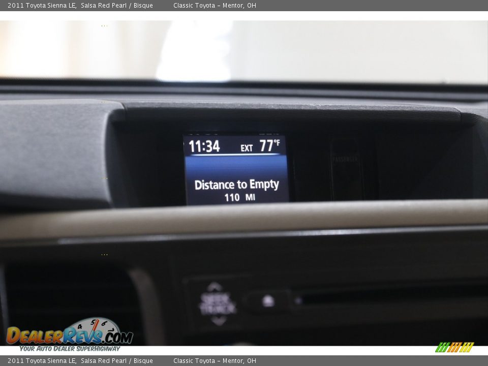 2011 Toyota Sienna LE Salsa Red Pearl / Bisque Photo #12