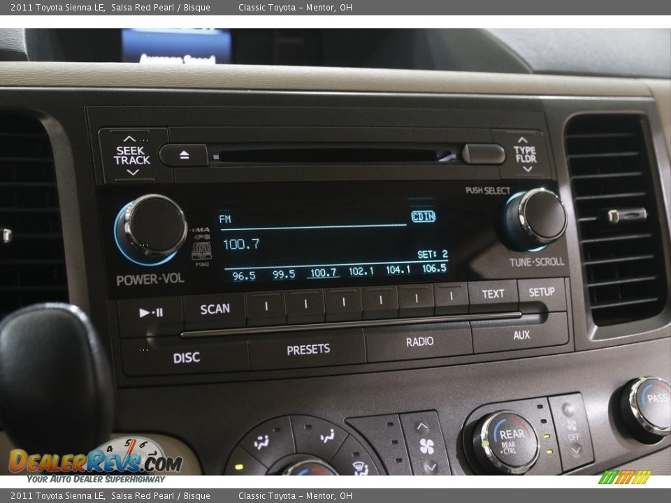 2011 Toyota Sienna LE Salsa Red Pearl / Bisque Photo #14