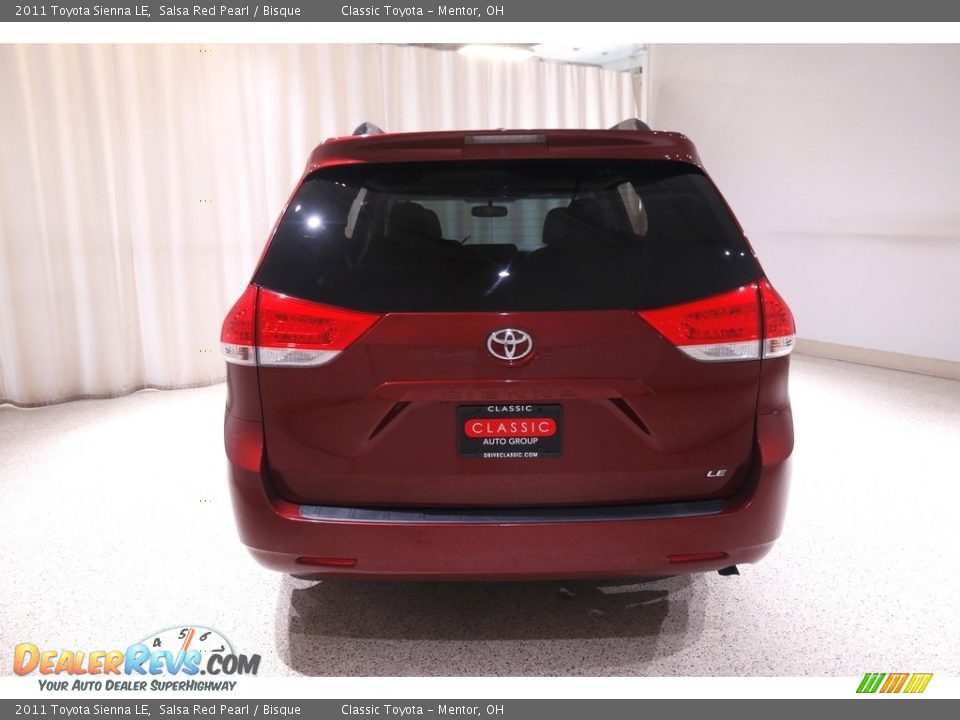 2011 Toyota Sienna LE Salsa Red Pearl / Bisque Photo #22