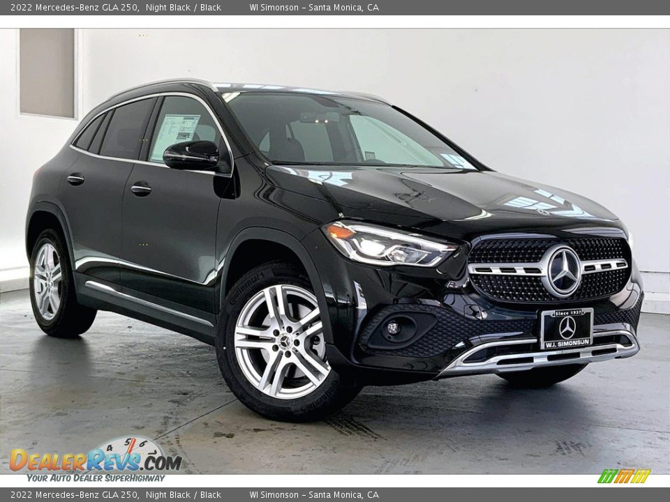 2022 Mercedes-Benz GLA 250 Night Black / Black Photo #12