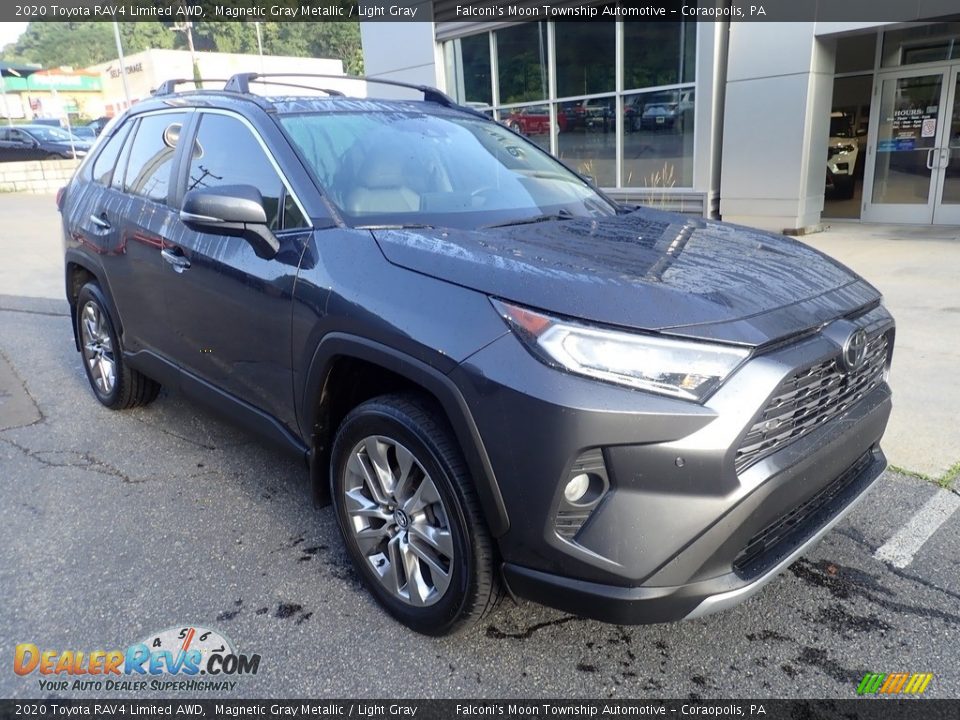 2020 Toyota RAV4 Limited AWD Magnetic Gray Metallic / Light Gray Photo #9