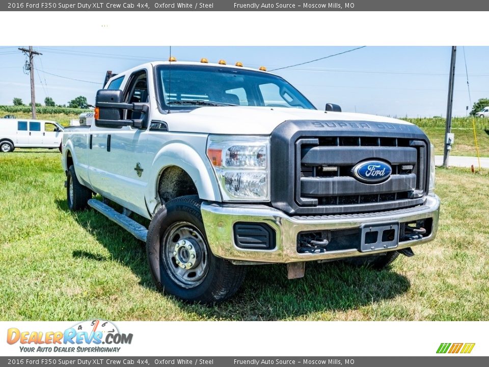 2016 Ford F350 Super Duty XLT Crew Cab 4x4 Oxford White / Steel Photo #1