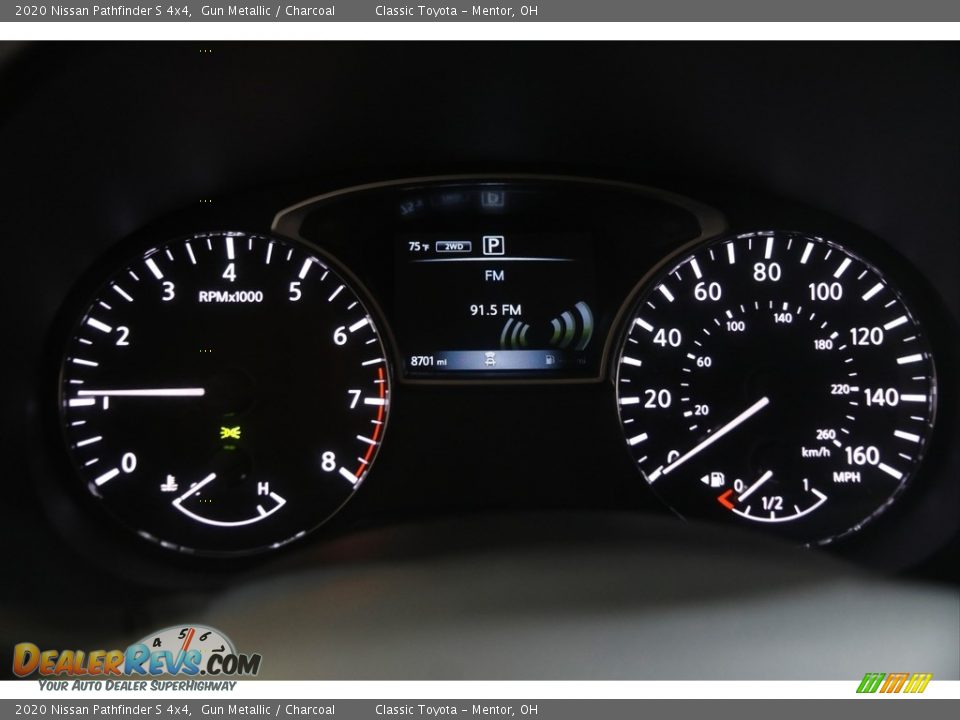2020 Nissan Pathfinder S 4x4 Gun Metallic / Charcoal Photo #8