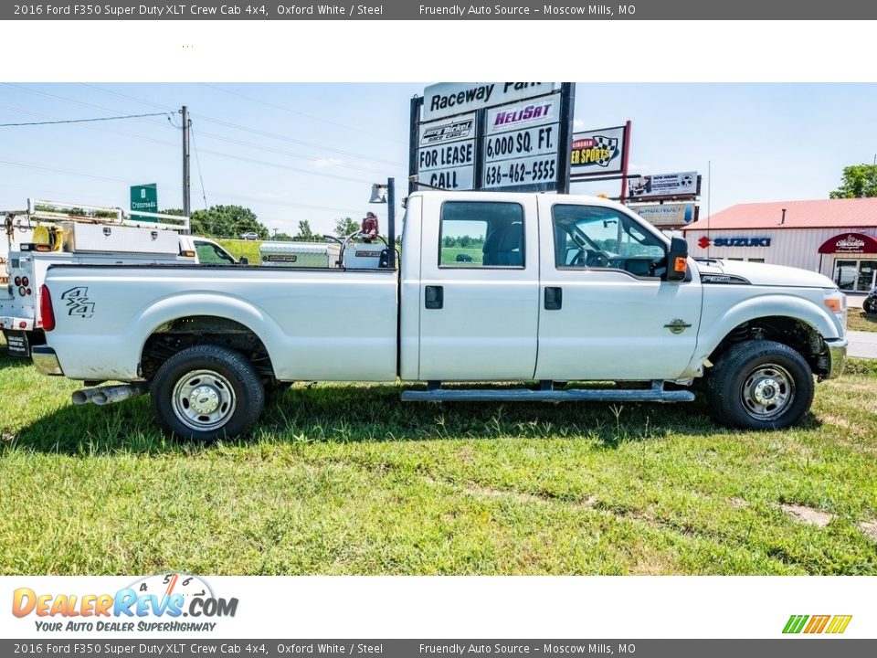 2016 Ford F350 Super Duty XLT Crew Cab 4x4 Oxford White / Steel Photo #3