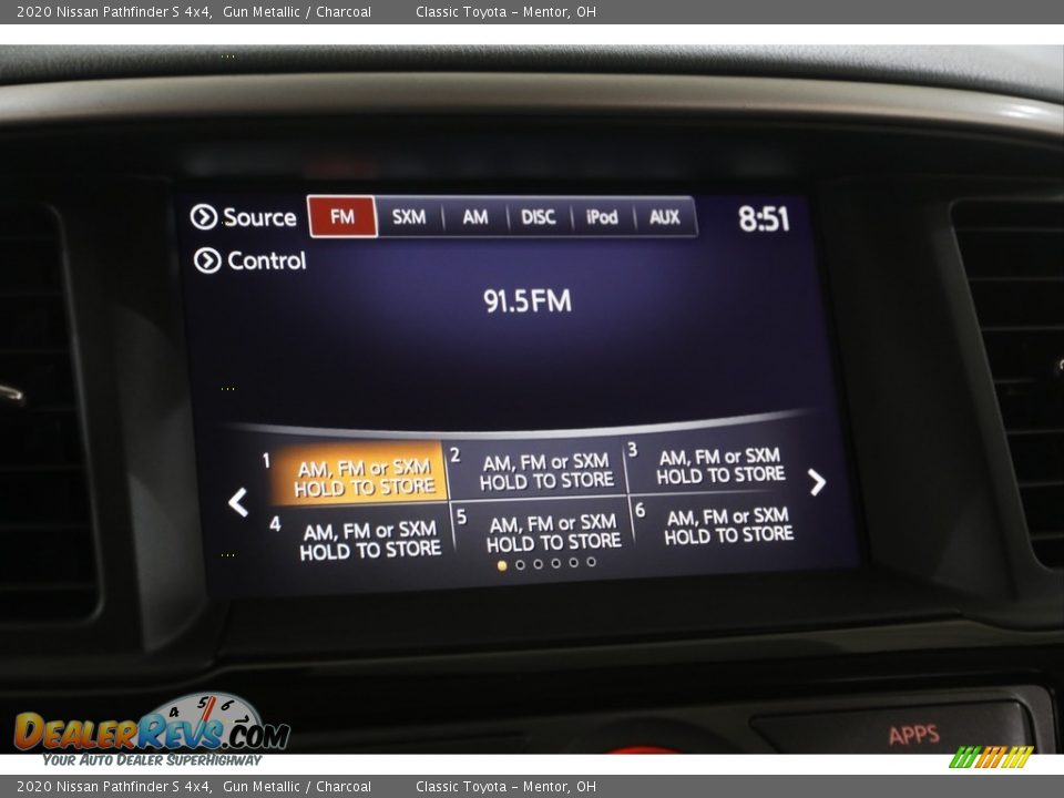 2020 Nissan Pathfinder S 4x4 Gun Metallic / Charcoal Photo #10