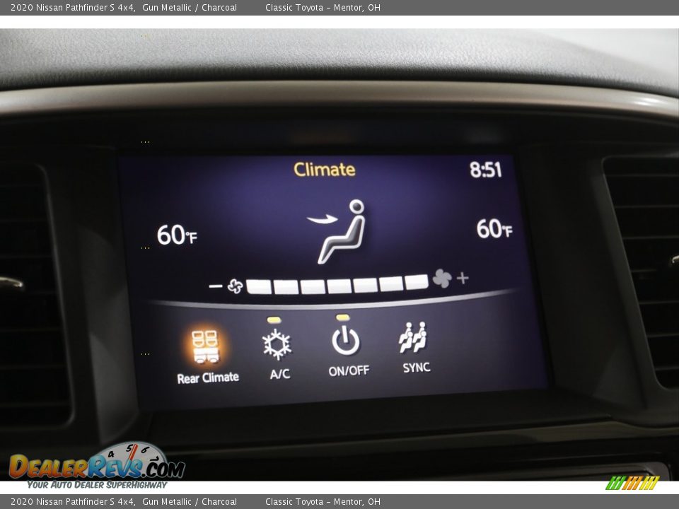 2020 Nissan Pathfinder S 4x4 Gun Metallic / Charcoal Photo #11