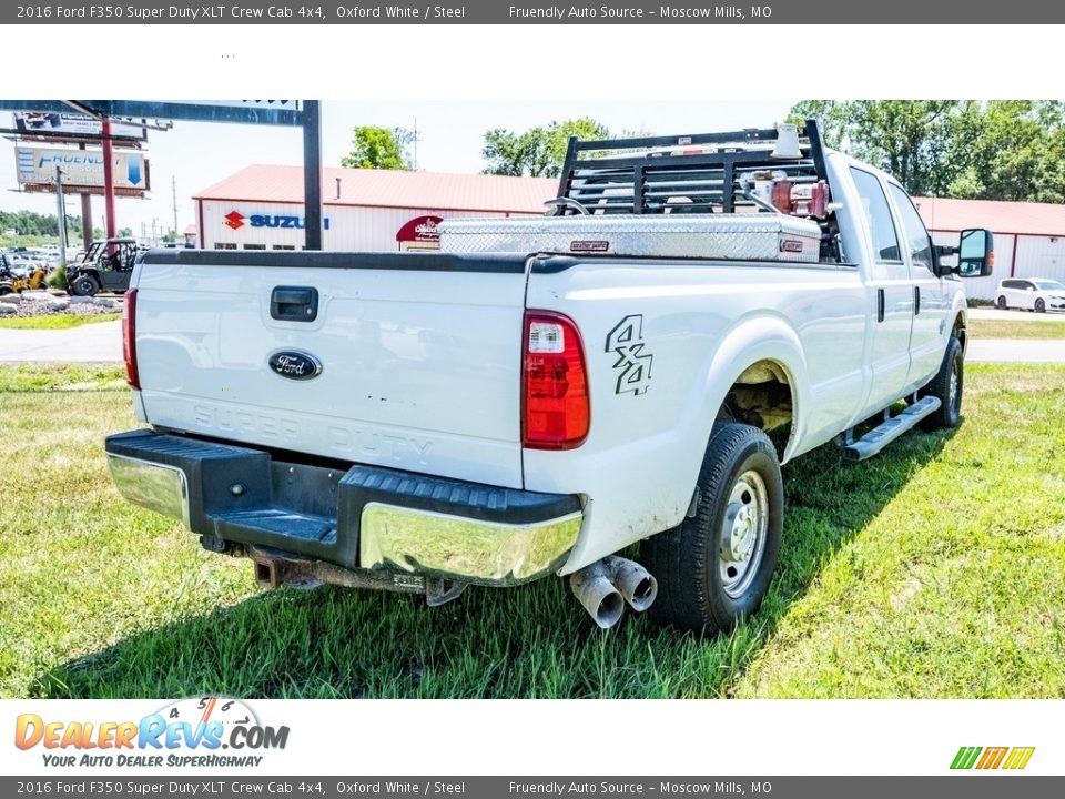 2016 Ford F350 Super Duty XLT Crew Cab 4x4 Oxford White / Steel Photo #4